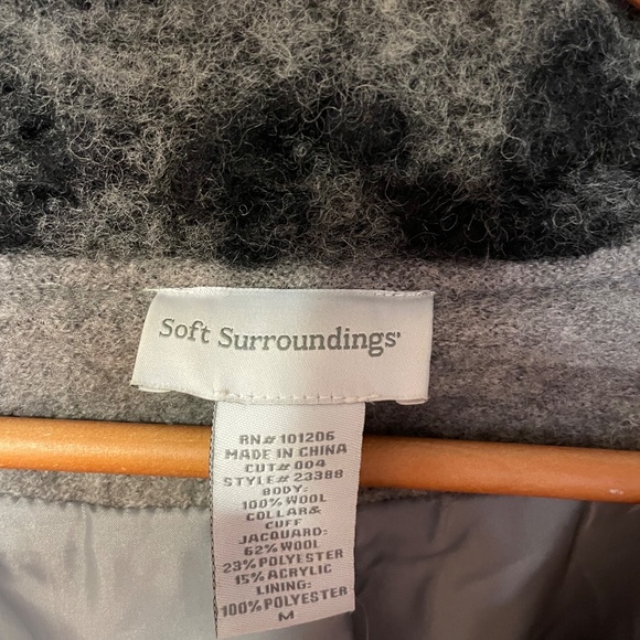 Unique Gray and Black Wool Jacket - Picture 2 of 3